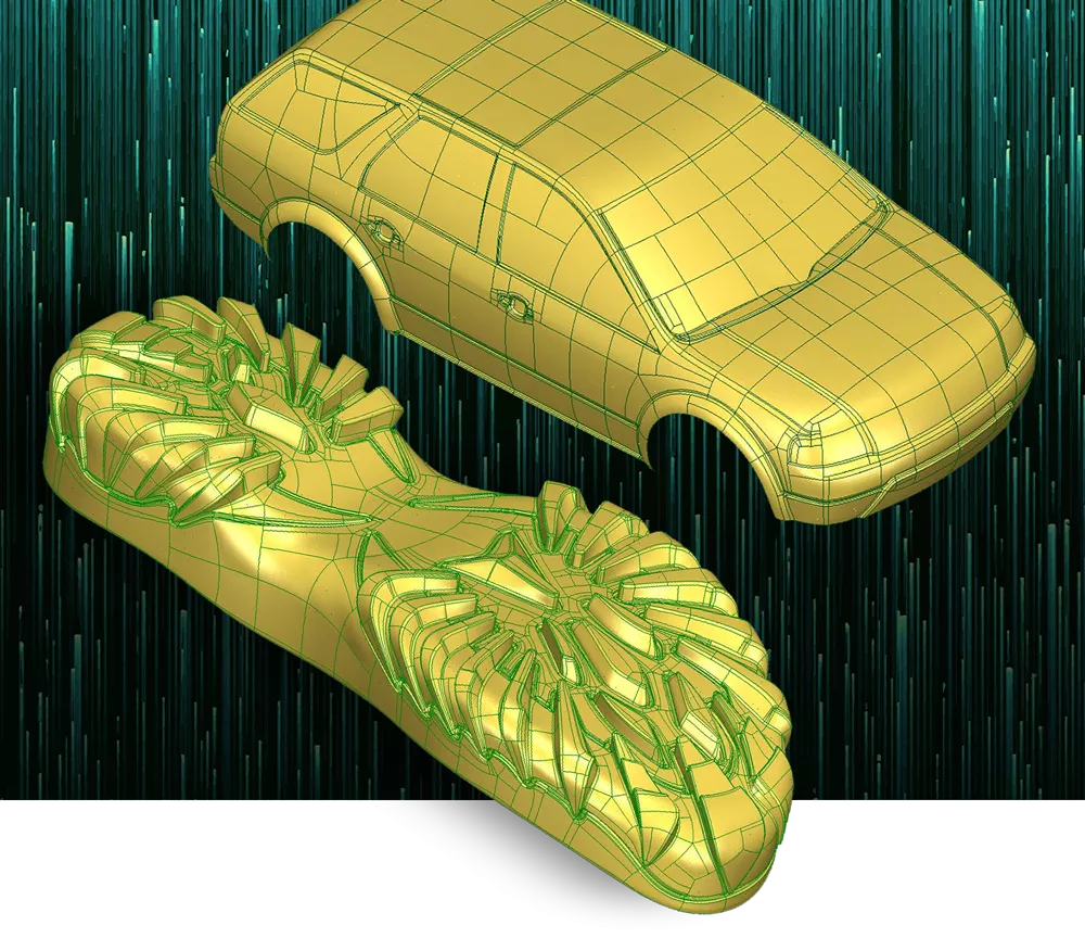Nurbs Nurbs creadas con Modeler