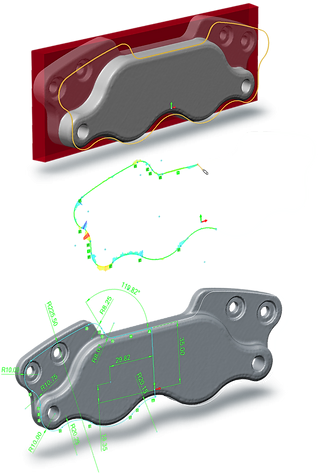 PolyWorksModeler cotas